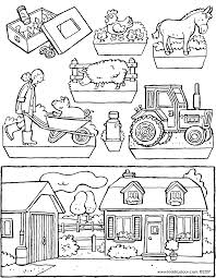 Download nu een kleurplaat van een boerderij, print hem uit en inkleuren maar! De Boerderij Kijkdoos Kiddicolour