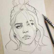 Billie Eilish Art Em 2020 Desenho De Rosto Desenhos De Celebridades Desenhos De Rostos