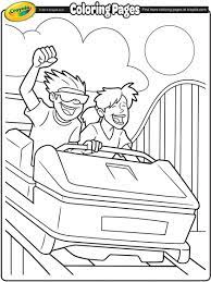 Select from 35919 printable crafts of cartoons, nature, animals, bible and many more. Roller Coaster Ride Coloring Page Crayola Com