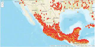 A patchy bloom of the red tide organism, karenia brevis, persists on the florida gulf coast. Wildfires Burning Around Mexico City Are So Intense Smoke Can Be Seen From Outer Space Accuweather