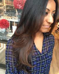 Black And Brown Ombre ˢᵀᴬᵛᴿᴼᵁᴸᴬ On Instagram Soft And Subtle For This Babe Americansalon Modernsalon Behindthechair Stylists In 2020 Hair Color For Black Hair Black Brown Hair Hair