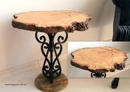 Ahsap Sehpa Ferforje Ayakli Rustic Wood Decor Wood Table Design Wood Decor