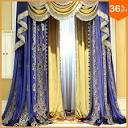 Ancient Egypt cortinas salon bedroom curtains Blue Shades The ...