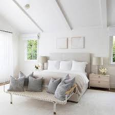 Decorative objects are also a way to sprinkle some white lines into your room. Gray Beige Bedroom Design Ideas