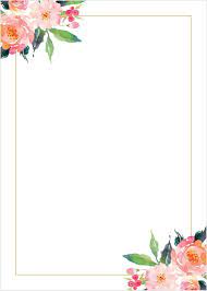 Standing Ovation Foil Wedding Invitations Foil Wedding Invitations Flower Border Wedding Invitation Background