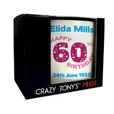 Fun birthday gift idea for any men or women. Grandmas Grans Mums 60th 61st 62nd 63rd 64th 65th Personalised Birthday Gift Mug Ebay