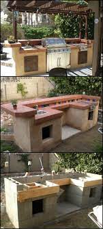 Fun, food, family, and friends! Outdoor Cinder Block Kitchen Build Outdoor Kitchen Backyard Backyard Furniture