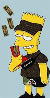 Share the best gifs now >>>. Supreme Bart Simpson Wallpaper Gang Images Nomor Siapa