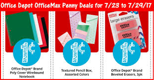 Office Depot Officemax School Supply Deals For 7 23 To 7 29 17 School Supply Deals Office Max Office Depot