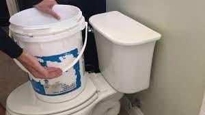 A few gallons of water is enough to flush a modern toilet. How To Flush A Toilet Without Running Water Youtube
