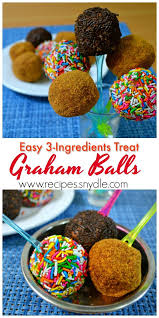 Graham Balls Recipes Yummy Recipes Graham Balls Graham Dessert Graham Recipe
