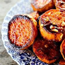 Melting Sweet Potatoes Deeply Caramelized Flavourful Slices Of Sweet Potatoes So Tender They Yield To The Edg Recipes Sweet Potato Recipes Easter Side Dishes