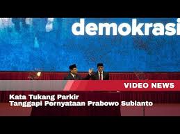 Prabowo berbicara tentang gaji beberapa dokter yang menurutnya lebih kecil dibanding orang yang menjaga parkir mobil. Prabowo Gaji Dokter Lebih Kecil Dari Tukang Parkir Mobil
