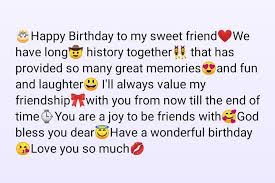 Mar 21, 2020 · happy birthday wishes for friends. Emma Jackie In 2021 Happy Birthday Quotes For Friends Love Birthday Quotes Friend Birthday Quotes