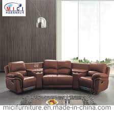 All products from home theater sofa category are shipped worldwide with no additional fees. China American Style Home Theater Genuine Recliner Leather Cinema Sofa China Leather Sofa Leather Recliner