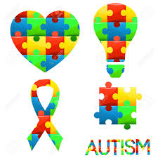 This 100% royalty free vector illustration features the main icon. World Autism Awareness Symbols Set Heart Ribbon Light Bulb Royalty Free Cliparts Vectors And Stock Illustration Image 93814017