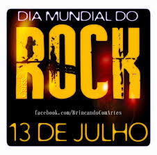O dia mundial do rock começou como uma homenagem ao megaevento que aconteceu em 1985, o live aid. Brincando Com Arte O Sorriso O Vamos Cantar Juntos No Dia Mundial Do Rock