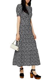 Topshop Tiered Midi Dress Nordstrom Floral Print Midi Dress Women Dress Online Tiered Dress