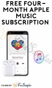 Free Four Month Apple Music Subscription Credit Card Required Yo Free Samples Https Yofreesamples Com Samples Without Surv Apple Music Music Hacks Apple