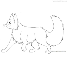 Free printable warrior cat coloring pages. Warrior Cat Coloring Pages Fanart By Kibawolf33 Xcolorings Com