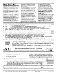 Form W 4 Wikipedia