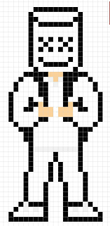 Marshmello Pixel Art Dibujos En Cuadricula Dibujos Pixelados Dibujos En Pixeles