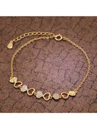 You'll receive email and feed alerts when new items arrive. Trendor 75850 Ladies Bracelet Gold Plated Silver Heart Cubic Zirconias
