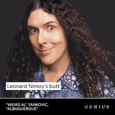 What's the most out of pocket Weird Al lyric you've heard? : r/weirdal