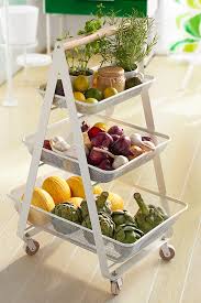 Risatorp Utility Cart White Ikea Fruit And Vegetable Storage Vegetable Storage Kitchen Images