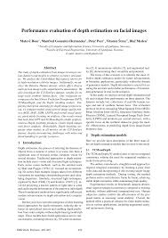 Performance evaluation of depth estimation