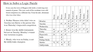 To solve logic puzzles, start by rewriting the question to eliminate any unnecessary or nonsensical information. Logic Puzzles Youtube