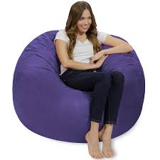 Amazon Com Chill Sack Bean Bag Chair Giant 4 Memory Foam Furniture Bean Bag Big Sofa With Soft Micro Fib Bean Bag Chair Bean Bag Chair Kids Kids Bean Bags