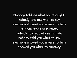 Don't know how to end your letter? Puddle Of Mudd Blurry Lyrics Lyrics Told You So Words