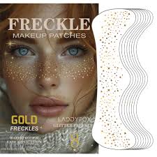 Amazon.com : 8 Pcs Gold Face Glitter Freckles, Face Tattoo, Sparkle Makeup  Patches, Waterproof Patches for Women : Beauty & Personal Care