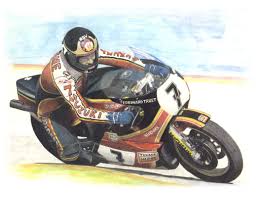 barry sheene suzuki ltd edition print picclick com バイクアート バイク アニメ