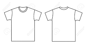 Download Blank T Shirt Template Front And Back Royalty Free Cliparts Vectors And Stock Illustration Image 74724919