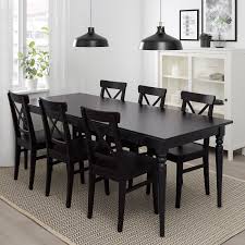 Ingatorp Extendable Table Black Length 61 Ikea Black Dining Room Table Ikea Dining Table Dining Table Black