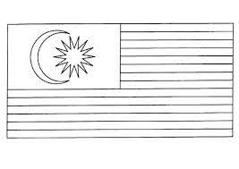 Png image background merah putih png. Bendera Malaysia Hitam Putih