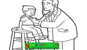 Apakah cita cita kamu dokter ayo menggambar mewarnai seorang. Mewarnai Dokter Gabrez