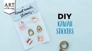 On each of these product pages, you will see an option to add a design, images and/or text. Diy Kawai Stickers How To Make Your Own Sticker Sticker Making Handmade Stickers Youtube