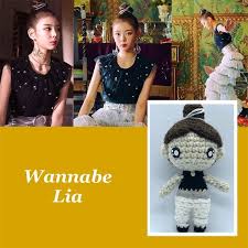 By Lei Handmade Kpop Dolls On Instagram Wannabe Lia To Adopt And For More Photos You Can Find Her Under Baby Idol K Crochet Baby Crochet Custom Dolls