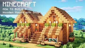 How about living in a small medieval spruce house? Minecraft How To Build A Wooden House With Shop Video Dailymotion