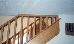 Closed Stringer Half Wall Staircase Like Ours Staircase Design Banister Remodel Stairs Design