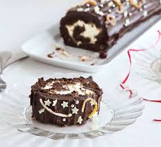 Chocolate Clementine Log Recipe Christmas Pudding Bbc Good Food Recipes Mini Christmas Puddings