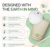 Amazon.com: Living Balance Certified Compostable Coffee Cups ...