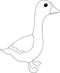 Print out valentines day flower coloring pages for kids. Goose Kids Coloring Page Great For Beginner Coloring Book 2514250 Vector Art At Vecteezy