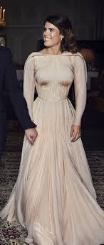 Princess Eugenie Wore An Evening Gown Designed By Zac Posen On Her Wedding Reception Dresses Eugenie Wedding Zac Posen Gown