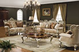 In black and white tones. The Caesar Formal Living Room Collection In Antique Silver By Orleans