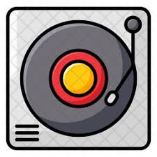 Download Free Vinyl Record Player Icon Of Colored Outline Style Available In Svg Png Eps Ai Icon Fonts