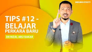 Dr rizal abu bakar merupakan alumni program advanced now everyone can speak (necs) kendalian tuan rizal rashid. Tips 12 Belajar Perkara Baru Neurobics 101 Tips Untuk Otak Oleh Dr Rizal Abu Bakar Youtube